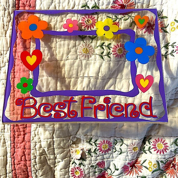 VINTAGE 90’S BEST FRIEND PHOTO FRAME ~ AUTHENTIC - Picture 4 of 5